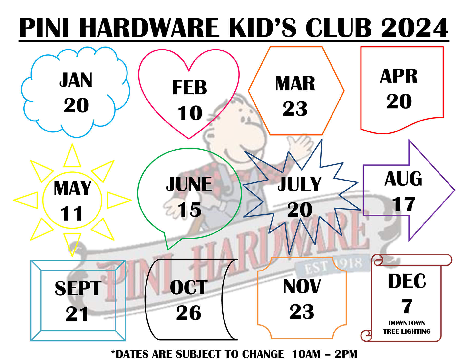 Pni Hardware Kid's Club - 2024